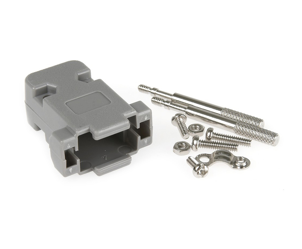 Корпус к 9 pin D-SUB, с удлиненными винтами DPT-9C (DS1045-09 AP1L)