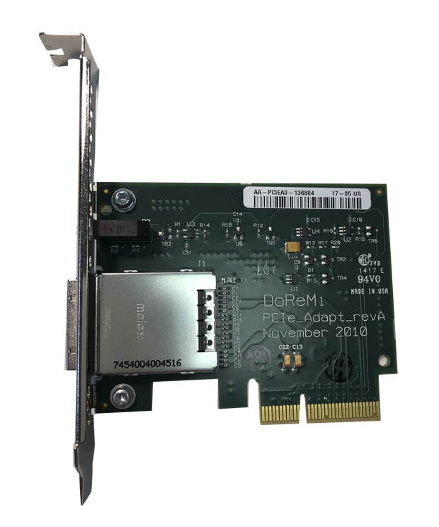 Карта PCI Express board w/x4 cable conn., REV A