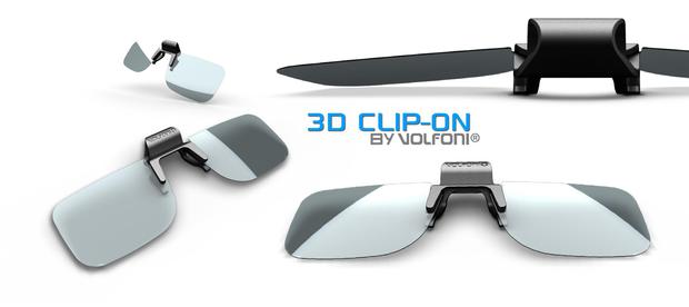 Volfoni 3D CLIP ON (поверх очков)