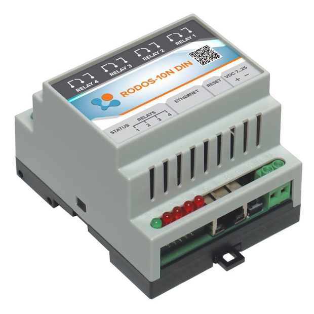 Ethernet реле на DIN рейку RODOS-10N DIN