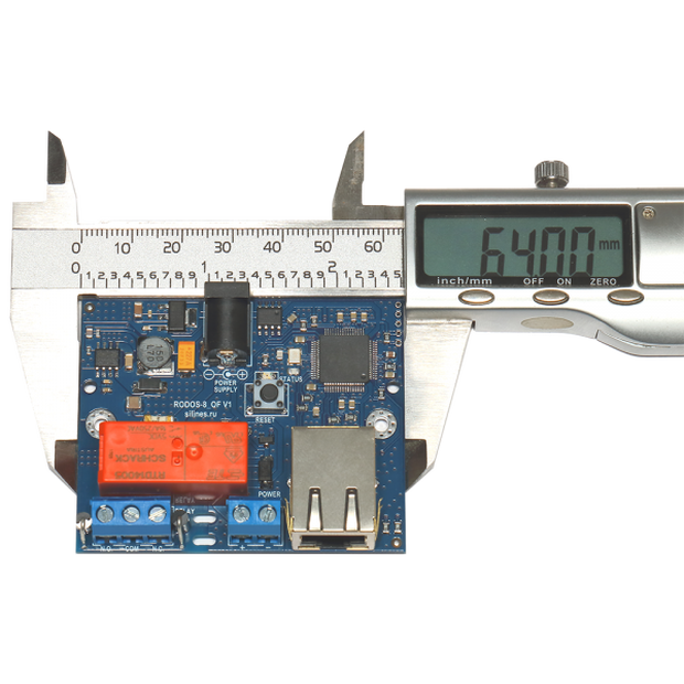 Ethernet реле на DIN рейку RODOS-8 Open Frame